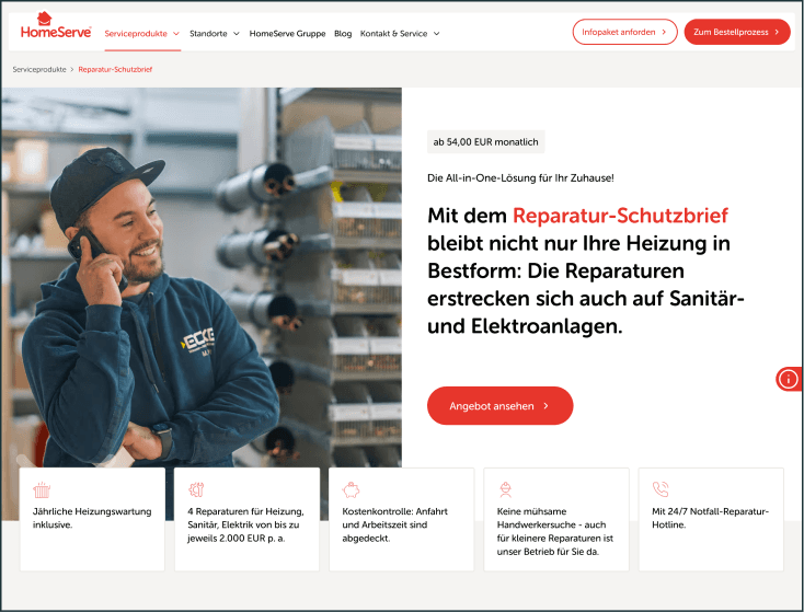 HomeServe Case Study Bild 8