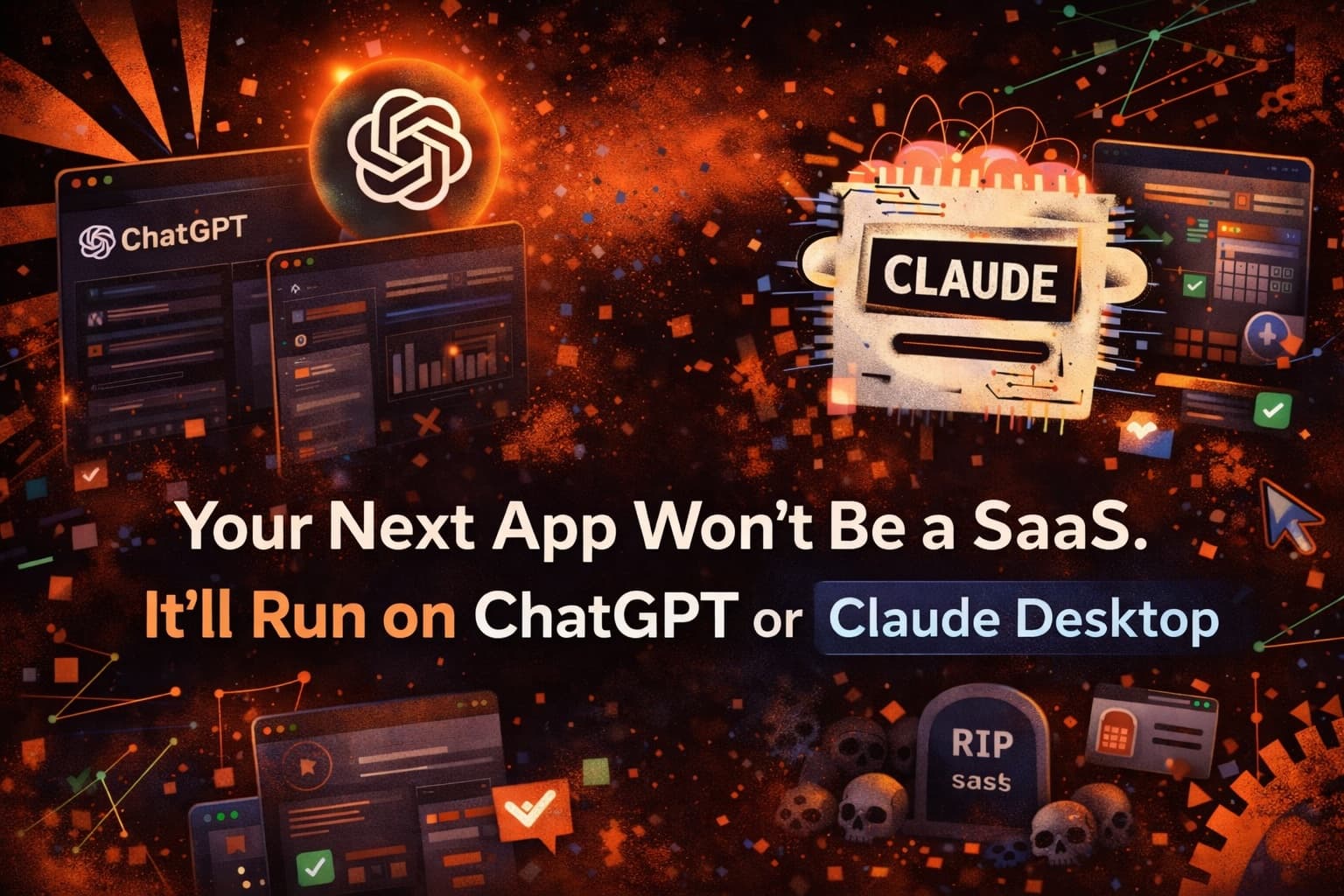Deine nächste App ist kein SaaS, sondern läuft auf ChatGPT oder Claude Desktop